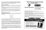 John Lowe's Ultimate Darts Atari instructions