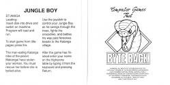 Jungle Boy Atari instructions