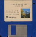 King's Quest III - To Heir is Human Atari disk scan