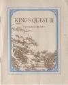King's Quest III - To Heir is Human Atari instructions