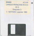 Langue Française - École - CE2 Atari disk scan