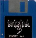 Last Ninja III Atari disk scan