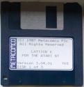 Lattice C Atari disk scan
