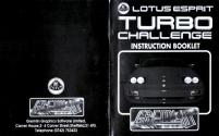 Lotus Esprit Turbo Challenge Atari instructions