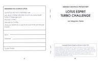 Lotus Esprit Turbo Challenge Atari instructions