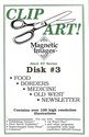 Magnetic Images Clip Art! Atari disk scan