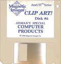 Magnetic Images Clip Art! Atari disk scan