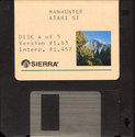 Manhunter - New York Atari disk scan
