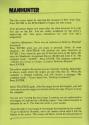 Manhunter - New York Atari instructions