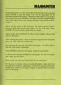 Manhunter - New York Atari instructions