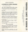 Manoir du Comte Frozarda (Le) Atari disk scan