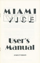Miami Vice Atari instructions