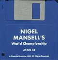Nigel Mansell's World Championship Atari disk scan