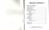 Omnicron Conspiracy Atari instructions