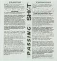 Passing Shot Atari instructions