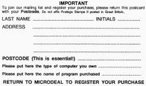Playback Atari instructions
