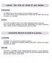 Pop-up Atari instructions