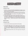 Populous Atari instructions