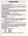 Power Drift Atari instructions