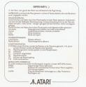 Atari 520STfm Power Pack Atari instructions