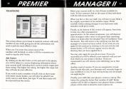 Premier Manager II Atari instructions