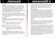 Premier Manager II Atari instructions