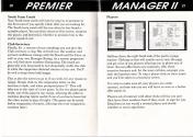 Premier Manager II Atari instructions