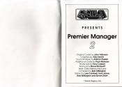Premier Manager II Atari instructions