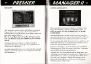 Premier Manager II Atari instructions