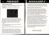 Premier Manager II Atari instructions