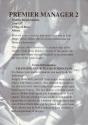 Premier Manager II Atari instructions