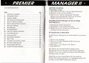 Premier Manager II Atari instructions