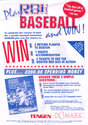 RBI Baseball II Atari disk scan