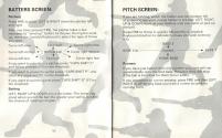 RBI Baseball II Atari instructions