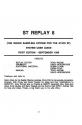 Replay VIII Atari instructions