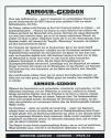 Armour-Geddon Atari instructions