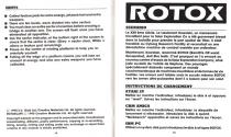 Rotox Atari instructions