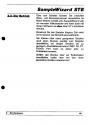 Sample Wizard STe Atari instructions