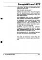 Sample Wizard STe Atari instructions