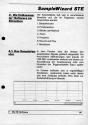 Sample Wizard STe Atari instructions