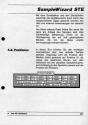 Sample Wizard STe Atari instructions