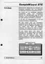 Sample Wizard STe Atari instructions
