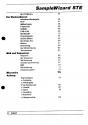 Sample Wizard STe Atari instructions