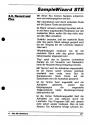 Sample Wizard STe Atari instructions