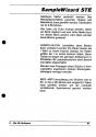 Sample Wizard STe Atari instructions