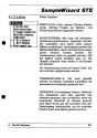 Sample Wizard STe Atari instructions