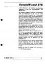 Sample Wizard STe Atari instructions
