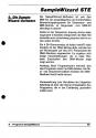 Sample Wizard STe Atari instructions
