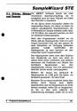 Sample Wizard STe Atari instructions