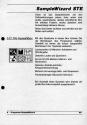 Sample Wizard STe Atari instructions